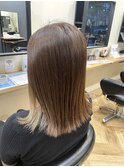切りっぱなしボブ［ベージュ/インナーカラー/鎌取駅］長橋