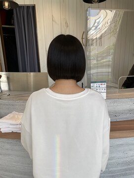 アース 三田南ウッディタウン店(HAIR&MAKE EARTH) 20代30代40代前下がりストレート大人ボブリップライン