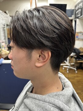 カミヤーズトウキョウ 五反田店 センターパートニュアンスパーマ