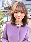大人可愛い20代30代40代インナーカラー似合わせ小顔ワンカール