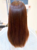 ヴィヴァーチェイルソーレ(VIVACE ilsole)&nbsp;20代30代40代キャメルブラウン髪質改善カラー艶感ストレート