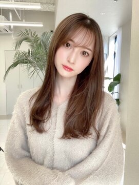 コア 表参道(COA) レイヤーカット/ウエットヘア/オリーブベージュ/表参道/表参道駅