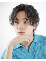 オーシャントーキョー 心斎橋(OCEAN TOKYO WEST)&nbsp;波巻きパーマツイストスパイラルパーマセンターパートウルフ