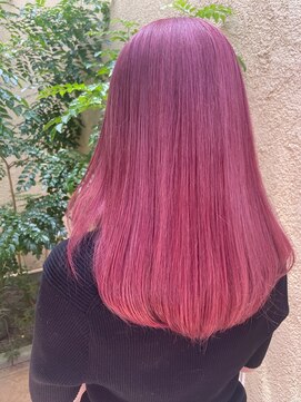 ヘアドゥーポジャ 藤岡店(hair Do poja) ピンクカラー