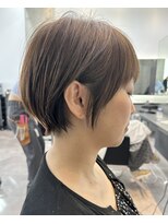 クーラアオヤマ(Cura Aoyama)&nbsp;丸み縮毛矯正でくびれショート