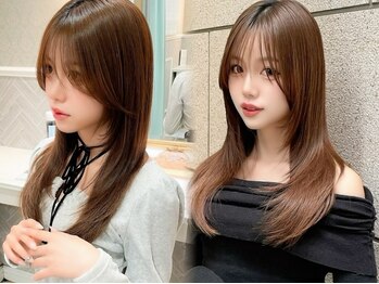 ロンド 銀座(Lond)の写真/【髪質改善縮毛矯正+カット+1stepトリートメント￥15800】傷みを最小限に抑える施術。前髪縮毛矯正も[銀座]