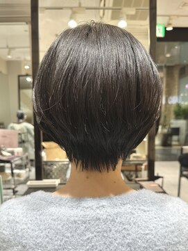 ラボー ノースプラザ店(LA'BO) 【LA'BO三浦】黒髪艶感ショート