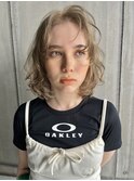 ボブパーマ レイヤーボブ ニュアンスパーマ くせ毛風パーマ