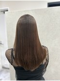 ストレートヘア×ナチュラル