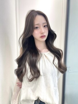 リリー(Lilley) マロンベージュ×小顔レイヤー×韓国風巻き×髪質改善