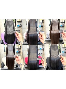 【高濃度水素ULTOWA Tr＋カット\12100】【リンゴ幹細胞培養液Tr+カット\9900】SNSで超話題の髪質改善Tr！