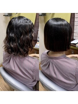 髪質改善ヘアサロン モアビー(More B) シルキー縮毛矯正