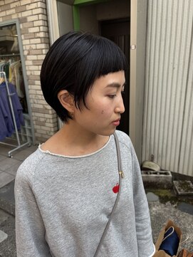 アッシュ 下北沢店(Ash) オン眉ショートヘア