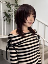 アクアオモテサンドウ(ACQUA omotesando) △ウルフカットハッシュカットレイヤーカットピンクブラウン