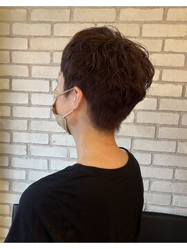 パーマ×ピクシーカット