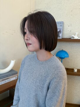 マッシュ 北堀江(MASHU) ボブ/透明感カラー/アッシュブラウンカラー