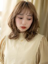 カバーヘア ブリス 川口(COVER HAIR bliss)&nbsp;ハッシュカットゆるふわミディアムロングウルフX川口20代30代