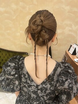 ビュートリアム265(BEAUTRIUM 265) カチモリヘア結婚式ヘアセット お呼ばれヘア リボンヘアアレンジ