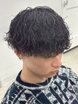 フィフス(fifth) 原宿シャドウパーマルーズパーマメンズカットラウンドマッシュ