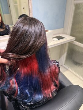 アソビセカンド 原宿(ASOBI 2nd) ダブルカラー/黒髪/ボブルフ/ネビージュ/原宿/前髪/韓国