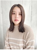【月1メンテ】白髪染めリタッチでも透明感カラー」