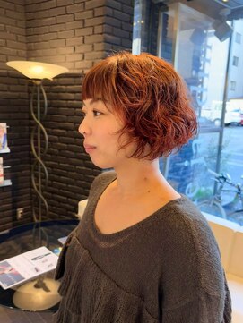 ヘアーアンドカラー ルジャルダン 葛西店(le jardin) 大人可愛いピレンジカラーとボブウェーブ♪