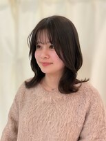 ヘアメイク シュシュ(Hair make chou chou) 色落ちまで可愛いグレージュ レイヤーロブ 髪質改善