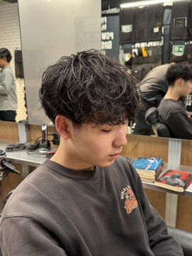リレーションメンズヘアー(RELATION MEN'S HAIR) ニュアンスパーマツイストパーマフェードカットマンバン