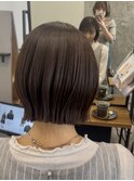 切りっぱなしボブ
