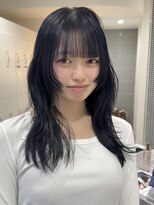 レノ 直江店(RENO)&nbsp;ハッシュカット/ネイビーブルー/髪質改善トリートメント