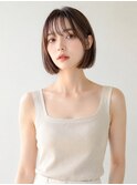 タッセルボブ×シースルーバング