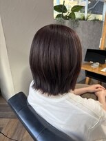 マーレ(MARLE./)&nbsp;大人上品な艶めき♪深みのある大人可愛い赤みブラウンロブ