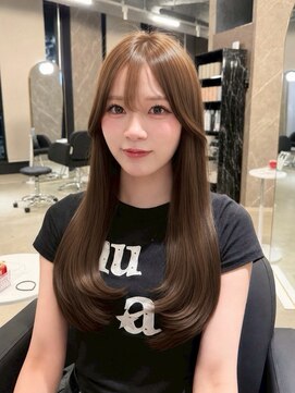 ザ シェノン ウメダ(THE CHAINON UMEDA) ダークパープル/ナチュラルショート/夏のヘアアレンジ/大阪梅田