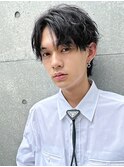 韓国センターパートウルフパーマツイストスパイラルパーマゆるめ