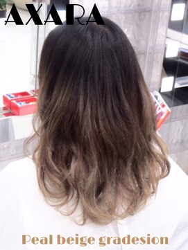 アザラ(AXARA) 【AXARA 海老名】パールベージュ・グラデーション