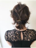 ヘアアレンジ 女子会や結婚式の2次会におすすめ◎