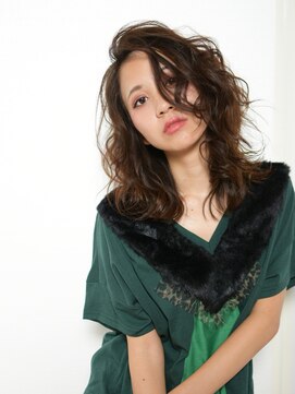 トータルビューティーハウス フラップ ミチ 野田店(total beauty house flap MICHI) 【flap MICHI】島田和也 ミディアムクールウェーブ