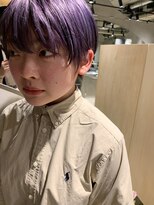 ビビト(bibito) bibito ハイトーンパープルハンサムショート 前髪ネオウルフ