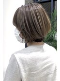 【LIKO  hair make】映えハイライトショート