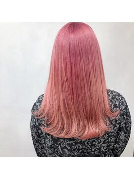 エイト ヘアサロン 渋谷本店(EIGHT) ピンクカラー