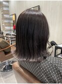 切りっぱなし×ラベンダーグレー