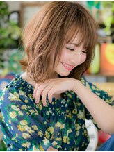 カバーヘア ブリス 志木南口駅前店(COVER HAIR bliss) くせ毛風無造作パーマ小顔ミディアムウルフa志木20代30代40代!