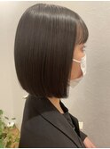 切りっぱなしボブ