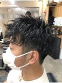 波巻きアップバング 2way