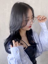 アイティーバイアルバム 八王子店(IT by ALBUM)&nbsp;韓国ヘア_外ハネボブセクションカラーペールベージュ_29224