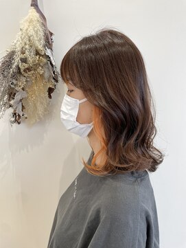 コトカ(Cotoca) インナーカラーオレンジ