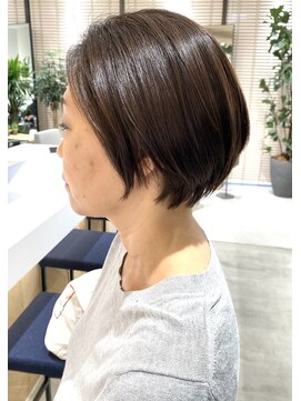 ステアケース 武蔵小杉店(stair:case) 大人ショート/ショートボブ/脱白髪染めハイライト/30代40代50代