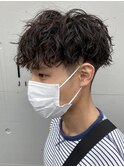 ツイストスパイラルパーマツイストパーマメンズパーマ刈り上げ