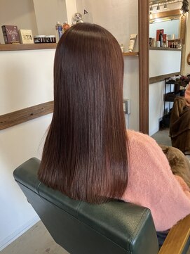 アイノベル(‘Inovel’) 艶髪×ワインレッドブラウン