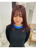 ダブルカラー ボルドーカラー  福岡 天神 薬院 今泉
